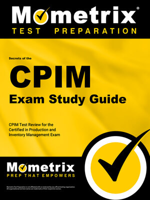 cover image of Secrets of the CPIM Exam Study Guide